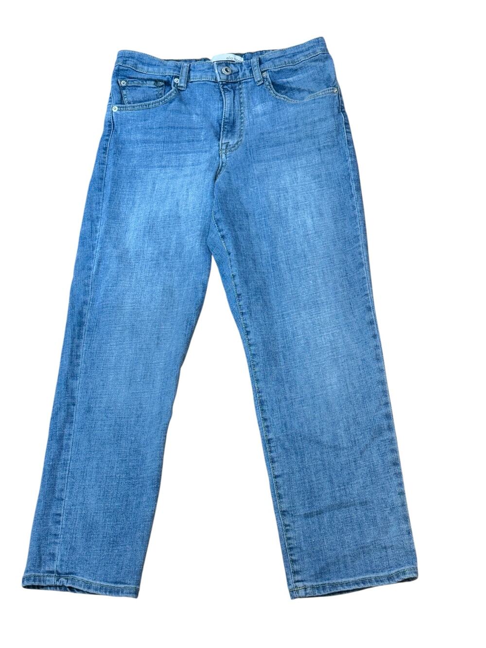ELLA MOSS High Rise Waist Straight Crop Jeans Sz 8 / 29